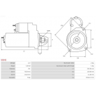 starter 1,2kw BMW
