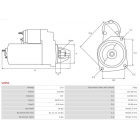 käynnistin 1.4kw PSA