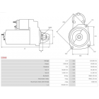 starter 0,9kw PSA