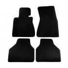 Tyyli 4kpl E65 7s 01-08 tekstiilimatto musta