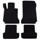 Style 4 pcs Mercedes C W204 07-14 textile floor mats