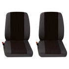 Seat covers Profi 1, red (for 1+1 seats)