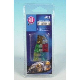 Fusibile piatto compl. 6 pezzi 7,5-30 A, S103-007298