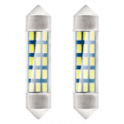 Led-polttimot 2 kpl 15SMD C5W 39mm 12V valkoinen