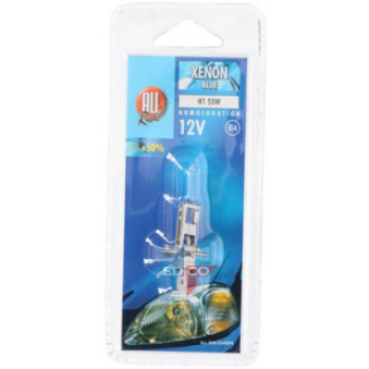 Bulb 12V H1, 55W, xenon blue, S103-012278