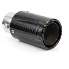 Muffler tip Ø35-50mm black carbon