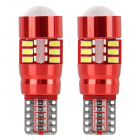 Bombillas LED 2 piezas, 27SMD, 12/24V T10,