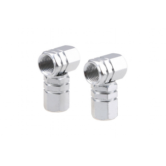 Aluminium ventilhætter 4 stk, sølv, S103-02236A