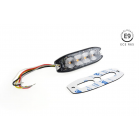 Vilkku säleikkölle 12/24V, led 4*3W, E9