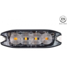 Vilkku säleikkölle 12/24V, led 4*3W, E9