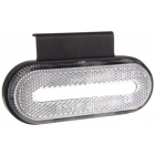 Mittarivalo 10-30V, led, IP67, valkoinen, soikea