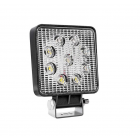 Arbejdslampe 12/24V, 11*11CM, 9 LEDer, 2160lm