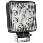 Arbejdslampe 12/24V, 11*11CM, 9 LEDer, 2160lm