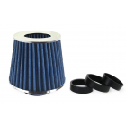 Air filter blue, 3 adapters