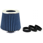 Air filter blue, 3 adapters