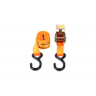 Ceintures de charge 4 pcs, 4,5 m, largeur 2,5 cm, 700 kg