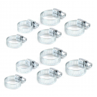 Set of mini hose clamps. 10 pcs