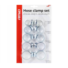 Set of mini hose clamps. 10 pcs