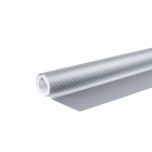 Autocollant 3D carbone argent, 30*150cm