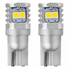 Светодиодные лампочки 2 шт, canbus, 6SMD, T10, W5W, 12/24
