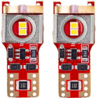 Led polttimot 2 kpl, canbus, 6 SMD, T10,12/24