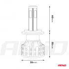 Led H1 2kpl, 4 SMD COB led, 12/24V,