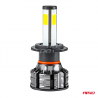 Светодиод H7 2шт, 4 SMD COB светодиод, 12/24В, 6500К