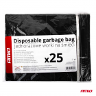 Bolsas de basura 25 piezas, adhesivo para cerrar, colgador