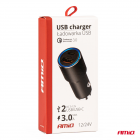Chargeur rapide 12/24V, port USB et USB-C, 38W