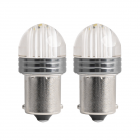  Led-lampor 2 st, P21W 9SMD 12V transparent vit