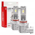 Led X1 sarja HB3 9005, 2 kpl, 4400 lm, E