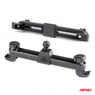 Ventilateur de voiture avec fixation pour appui-tête 4,5&quot;