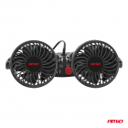 Ventilateur de voiture pour appui-tête 2x4&quot; 12v, 6W, usb