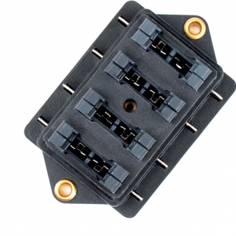 Boîte à fusibles 4 emplacements, 30A, S103-03040