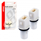 Bulb socket 2pcs, socket T10