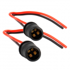 Bulb socket 2pcs, socket T10, cable 15cm