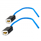 Bulb socket 2pcs, 12/24V, socket H1/H3, wire
