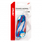 Bulb socket 2pcs, rotated 12/24V, socket H4