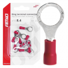 Acu savienotāji 10 gab. 1,25-8mm2, sarkans