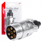 Conector de remolque de 7 pines, metálico