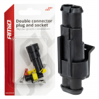2-piece plug and socket set