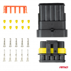 5-piece plug and socket set