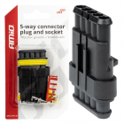 5-piece plug and socket set