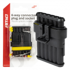 6-piece plug and socket set