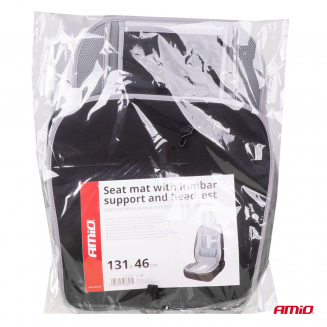 Masserande sittmatta med rygg och nackstöd, S103-03647