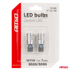 Светодиод canbusT10 W5W 6*3020 1*3030SMD