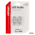 LED canbus T10 W5W 3*1860 SMD balta