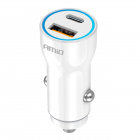 Chargeur USB-A + USB-C 20W 12/24V