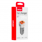 Chargeur USB-A+USB-C 12/24V 38W