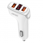 Chargeur 2xUSB-A contrôle batterie 3,1A 12/24V